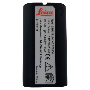RGK Аккумулятор типа LEICA GEB212 для TS/GNSS (7.4V 2.6Ач Li-Ion) аналог - Электротема - Интернет-магазин электромонтажных изделий и электрооборудования в Екатеринбурге