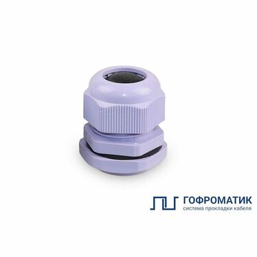Кабельный ввод PG 21, кабель 13-18 мм Violet фиолетовый - Электротема - Интернет-магазин электромонтажных изделий и электрооборудования в Екатеринбурге