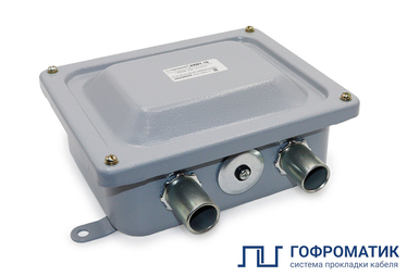 Коробка клеммная ККМТ-10 У3 IP31 ГОФРОМАТИК для трубной электропроводки - Электротема - Интернет-магазин электромонтажных изделий и электрооборудования в Екатеринбурге