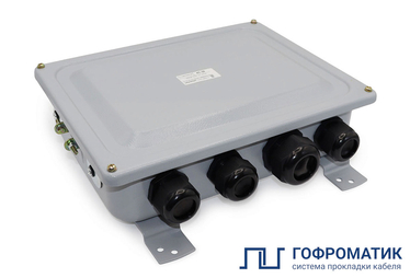 Коробка соединительная КС-30 У2 IP54 пластиковый ввод ГОФРОМАТИК - Электротема - Интернет-магазин электромонтажных изделий и электрооборудования в Екатеринбурге