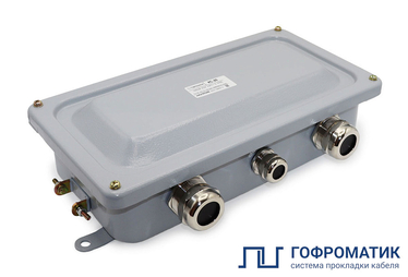 Коробка соединительная КС-20 УХЛ1,5 IP65 латунный ввод ГОФРОМАТИК - Электротема - Интернет-магазин электромонтажных изделий и электрооборудования в Екатеринбурге
