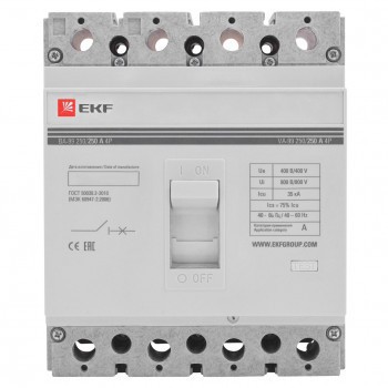 ����������� �������������� ��-99 250/250� 4P 35�� EKF PROxima - ����������� - ��������-������� ���������������� ������� � ������������������� � �������������