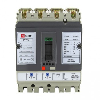 ����������� �������������� ��-99C (Compact NS)  250/200� 3P+N 45�� EKF PROxima - ����������� - ��������-������� ���������������� ������� � ������������������� � �������������