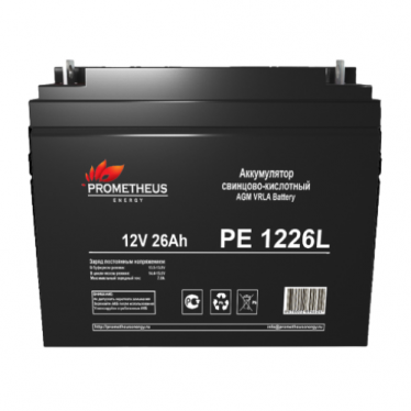 Prometheus Energy ����������� ��������-��������� PE 1226L ( 12V / 26Ah ) - ����������� - ��������-������� ���������������� ������� � ������������������� � �������������